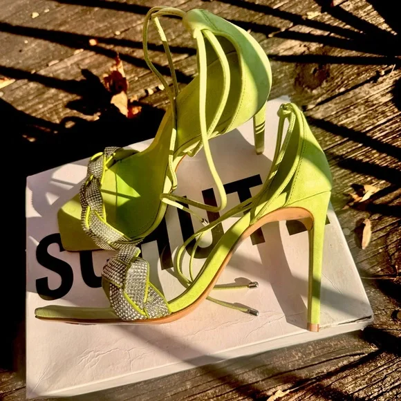 SCHUTZ Alissa Heel Sandals Sz 9,5 - Picture 2 of 16